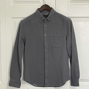 Club Monaco Slim Doubled Faced Grid Shirt